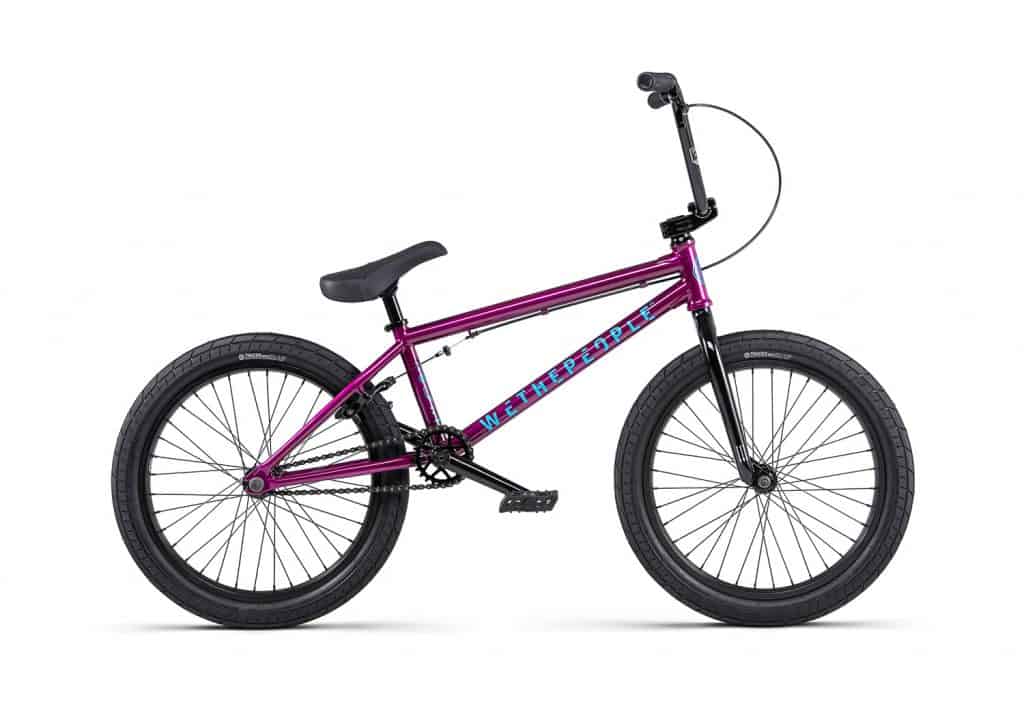 metallic purple bike